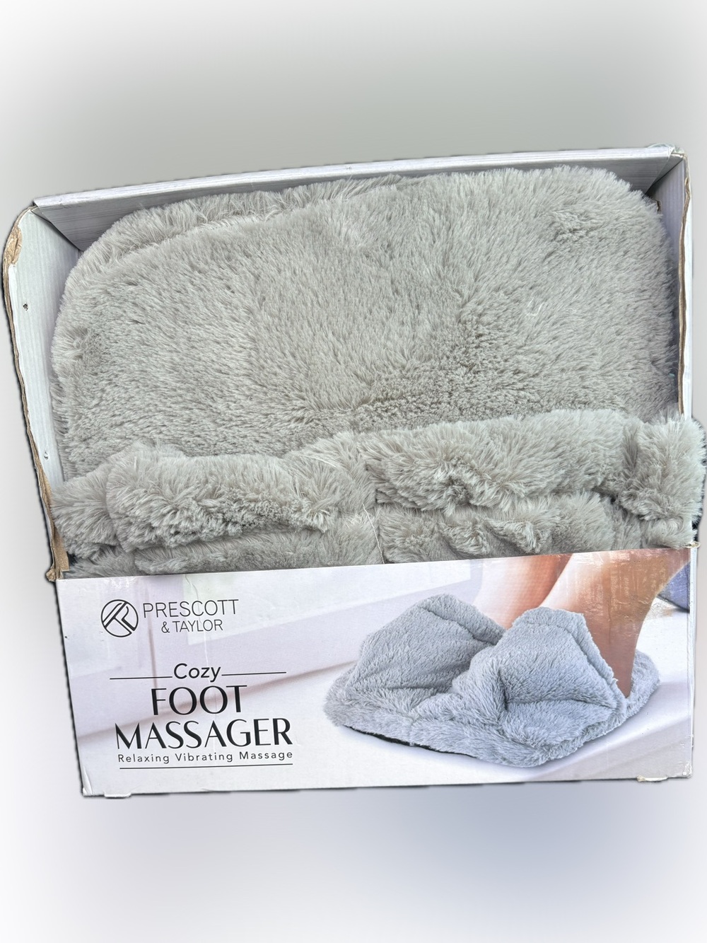 Cozy Foot Massager - Light Gray